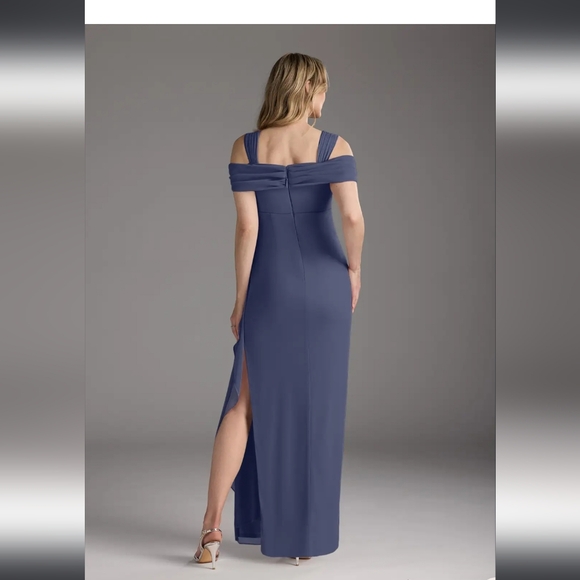 NWT Azazie Weitzman Stormy Mesh Dress - Picture 3 of 7